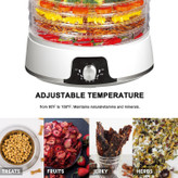 میوه خشک کن با تنظیم دما و تایمر