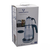 چای ساز وگاترونیکس VE-198 با کتری شیشهای و دکمههای لمسی
